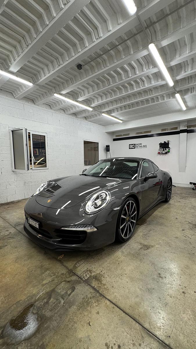 Porsche 911 après préparation chez Badri Detailing
